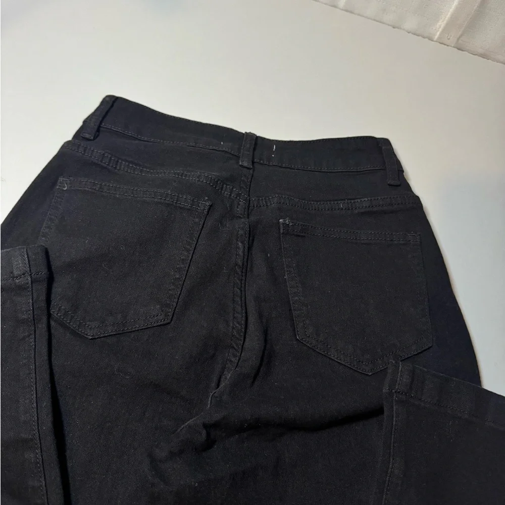 ETTELO Jeans High Waisted Straight Leg Loose Stretchy. Size:2 - Picture 9 of 16